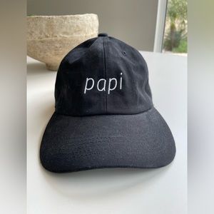 Dad Hat “papi” logo - adjustable - good condition